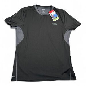 North Face Shirt Adult MEDIUM Black Ampere Performance Training FlashDry Workout